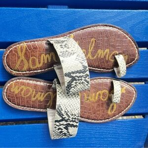 Sam Edelman Snakeskin Sandals